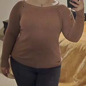 American Eagel M Medium Laced Up Sweater